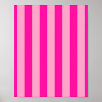 Vertical Stripes Hot Pink