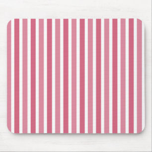 Vertical Stripes Mousepad, Pink Mouse Pad