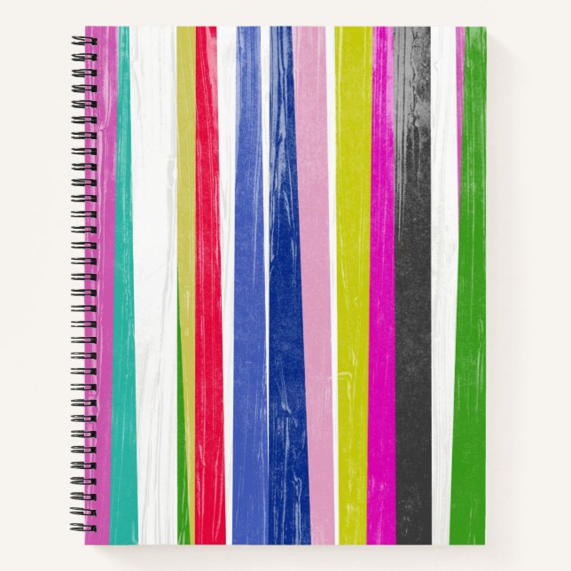 Vertical Stripes Notebook (Front)