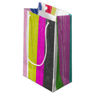 Vertical Stripes Small Gift Bag