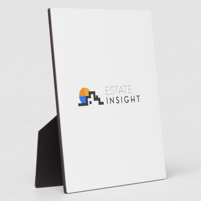 Vertical Tabletop Plaque with Easel (Side)