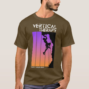 Vertical Therapy Trust your grip Climbers Climbing T-Shirt