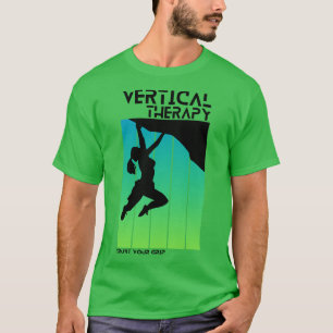 Vertical Therapy Trust your grip Woman Climbers Cl T-Shirt