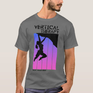 Vertical Therapy Trust your grip Woman Climbers Cl T-Shirt