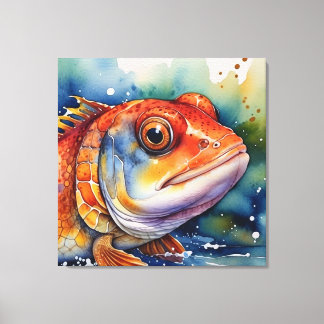 vertical tide canvas print