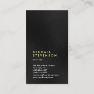Vertical Trendy Grey Colour Modern Professional Business Card