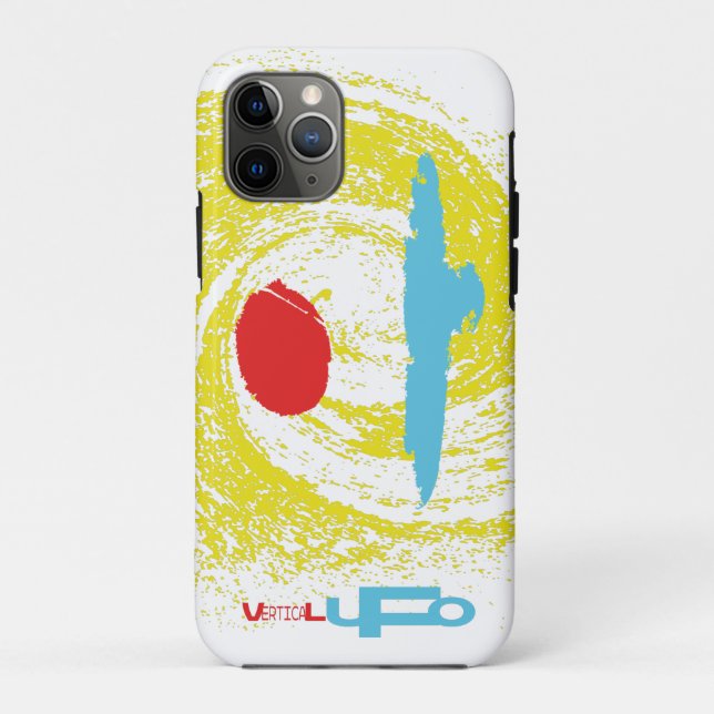 VERTICAL UFO / VERTICAL OVNI Case-Mate iPhone CASE (Back)