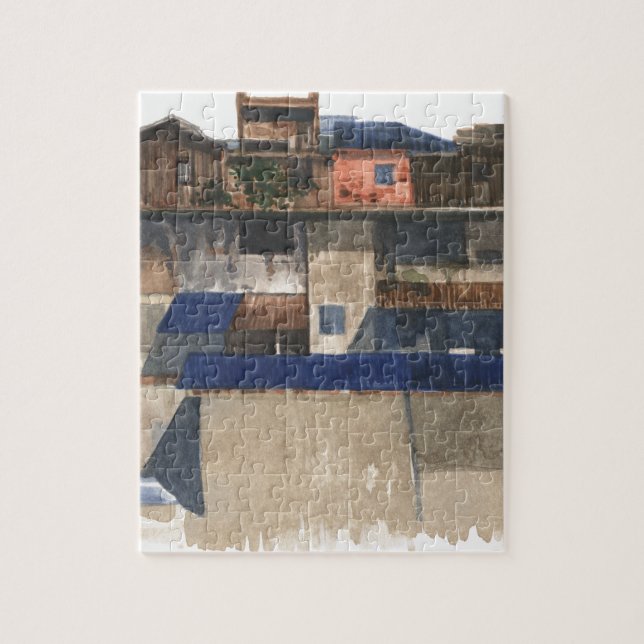 Vertical Village @ Phnom Penh Jigsaw Puzzle (Vertical)