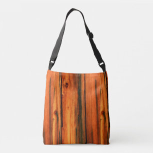 vertical weathered barn boards crossbody bag