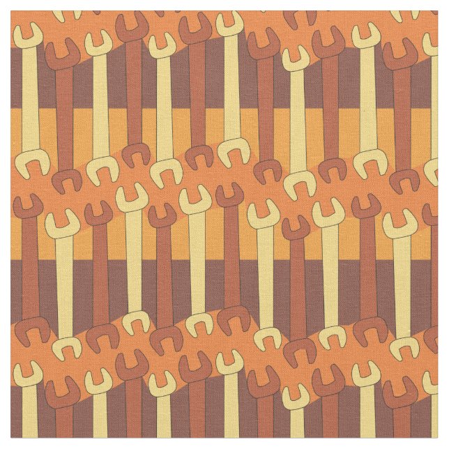 Vertical Wrench Pattern Fabric (Close Up)