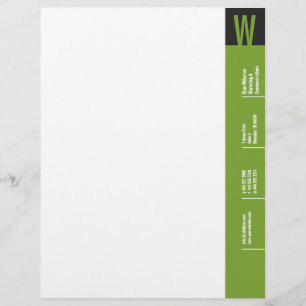 Verticality Monogram Letterhead