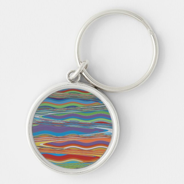 Verticle Carpet Abstract 12, 2018 | SVP Images Key Ring (Front)