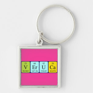 Veruca periodic table name keyring