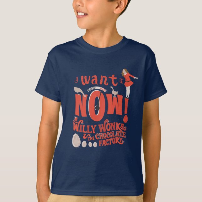 Veruca Salt - I Want It Now! T-Shirt (Front)