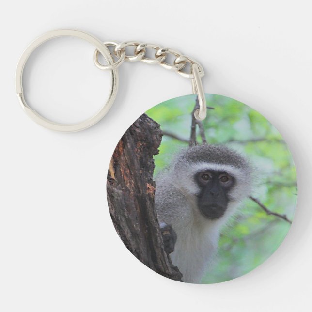 Vervet Monkey Key Ring (Front)