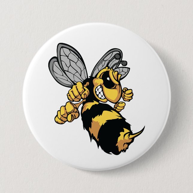 Very Angry Bee Button (Front)