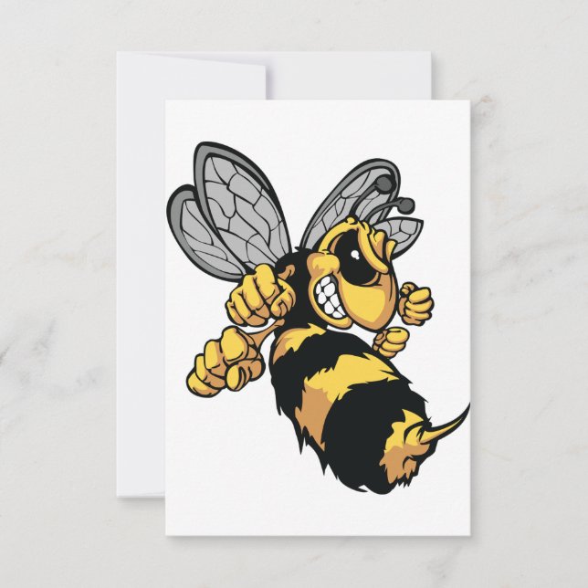 Very Angry Bee Invitations (Front)