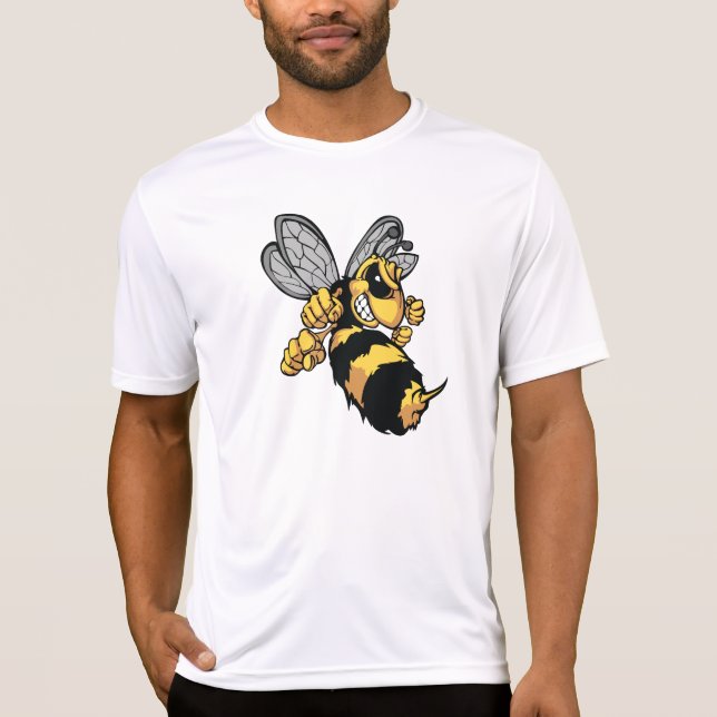 Very Angry Bee Mens Active Tee (Front)