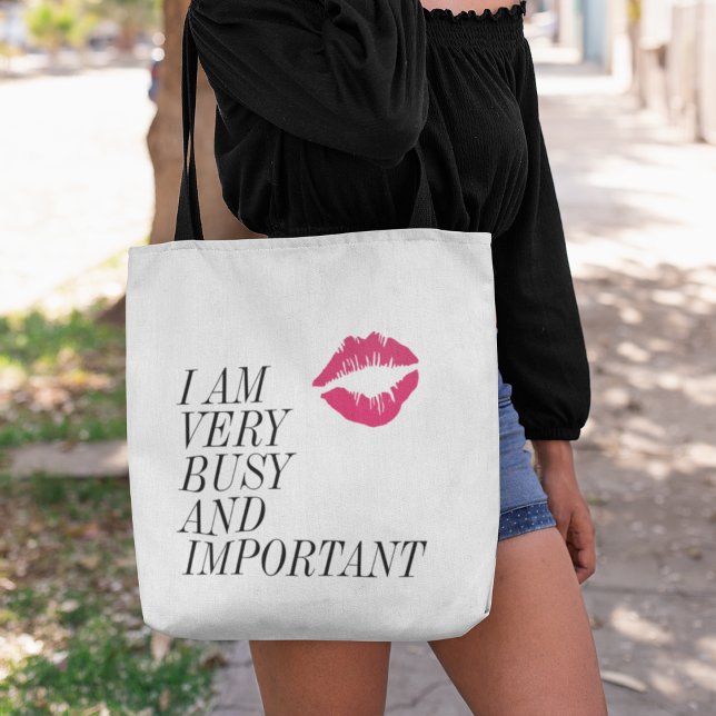 Very Busy and Important Tote Bag (Creator Uploaded)