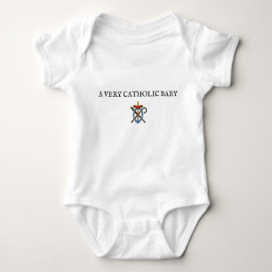 VERY CATHOLIC baby Baby Bodysuit