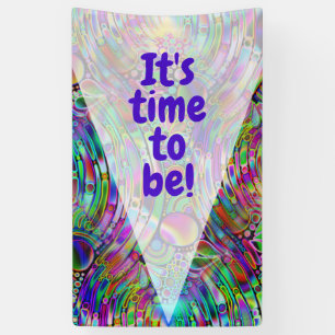 Very colorfully abstract forms art 1 banner