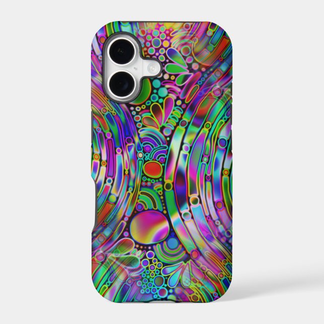 Very colourfully abstract forms art 1 (Back)
