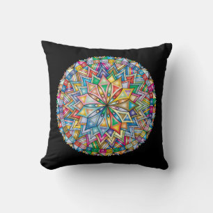 Very Cool and Colourful Mandala Cushion