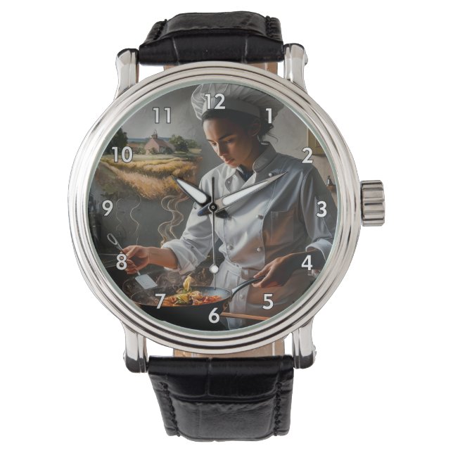 Very Cool and Colourful Perfect Chef Watch (Front)