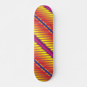 Very Cool and Colourful Shapes Skateboard