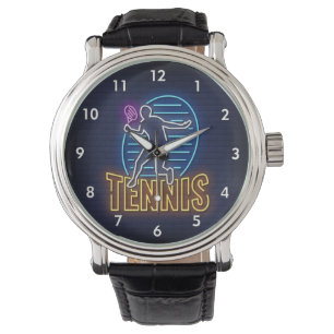 Very Cool and Colourful Simulated Neon Tennis Watch