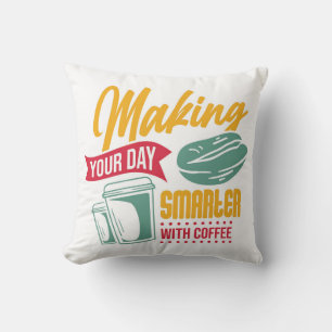 Very Cool and Cute Coffee or Java Cushion