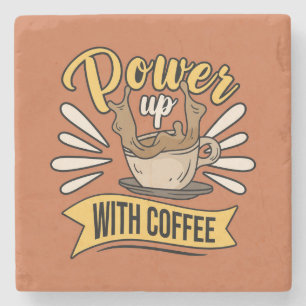 Very Cool and Cute Coffee or Java Stone Coaster