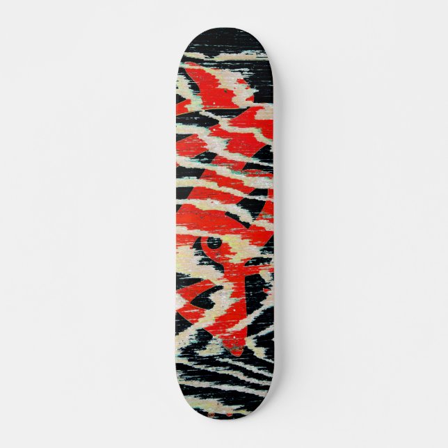 Very Cool Asian Calligraphy Skateboard (Front)