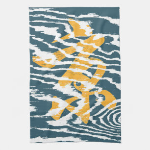 Very Cool Asian Calligraphy Tea Towel