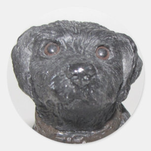 Very Cool Black Lab Classic Round Sticker