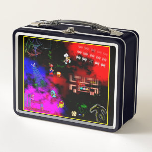 Very Cool Classic Arcade Metal Lunch Box