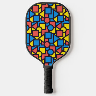 Very Cool Colourful Abstract Design Pickleball Paddle
