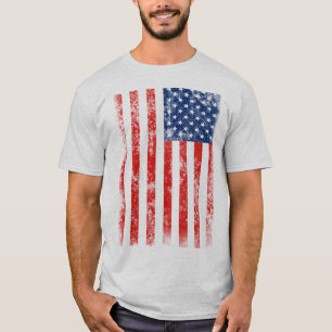 Very Cool Distressed American Flag T-Shirt