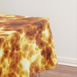 Very Cool Fire Pattern Tablecloth