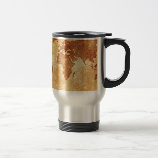 Very cool map of the world travel mug (Right)