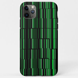 Very Cool Modern Green Striped Case-Mate iPhone Case