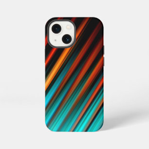 Very Cool Modern Multicoloured Striped iPhone 13 Mini Case