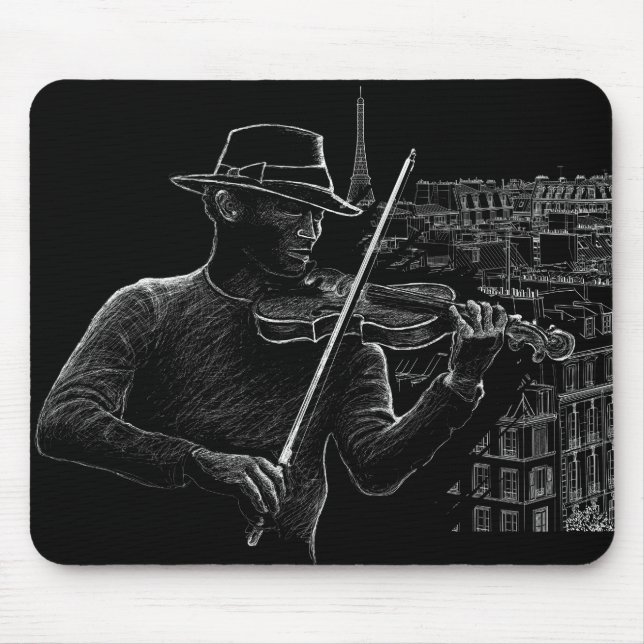 Very Cool Music Style Mouse Mat (Front)