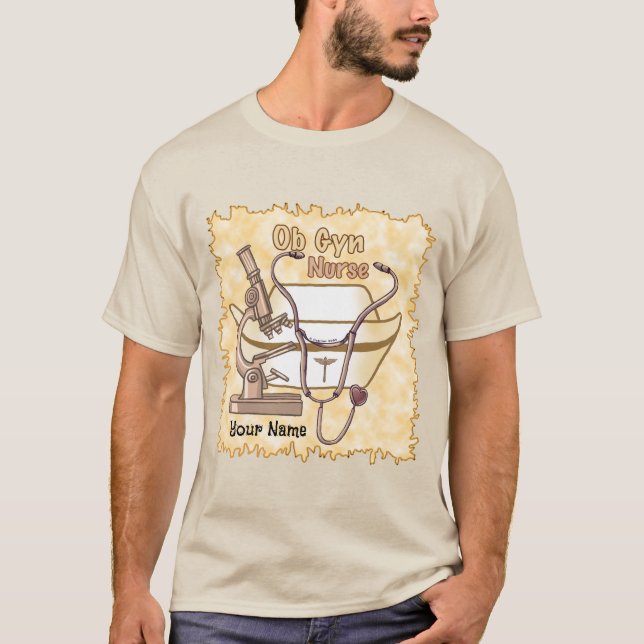 Very cool ObGyn Nurse T-Shirt (Front)