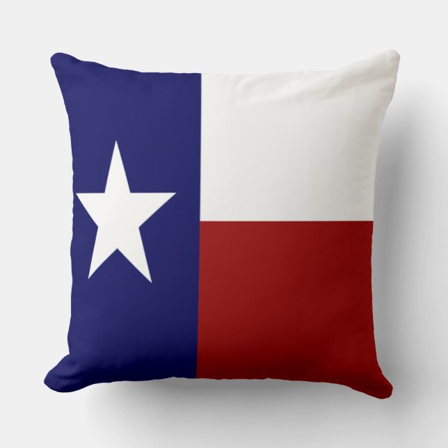 Very Cool Patriotic Texas Flag Cushion (Front)