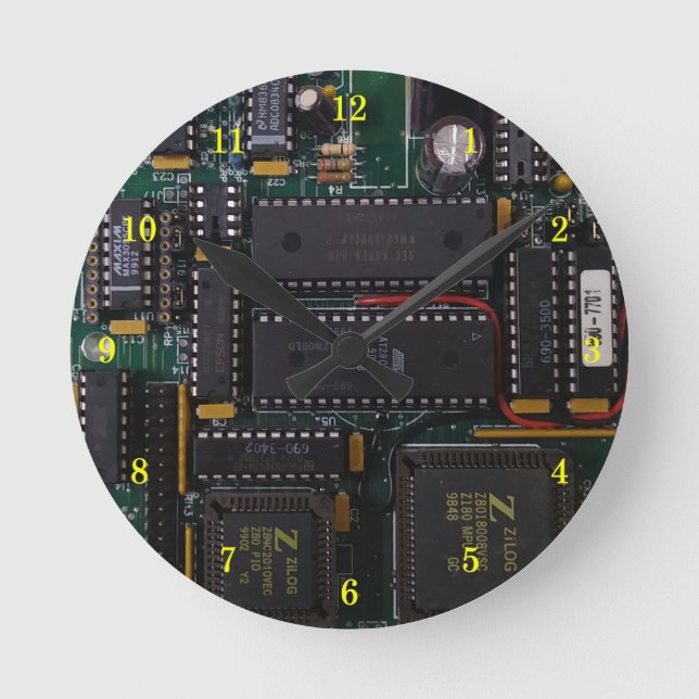 Very Cool PCB Wall Clock (Front)