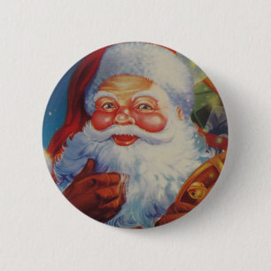 Very Cool Santa Claus Button