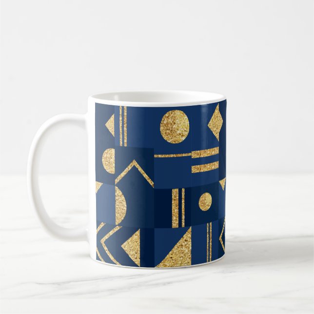 Very Cool Southwestern Blue Style Coffee Mug (Left)