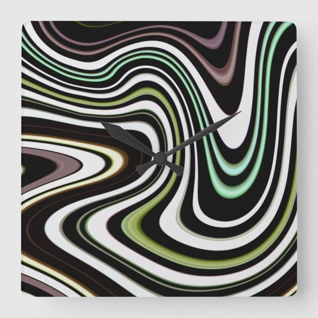 VERY COOL SQUARE WALL CLOCK (Front)