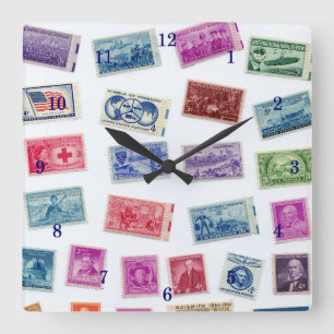 Very Cool Stamp Collecting Wall Clock